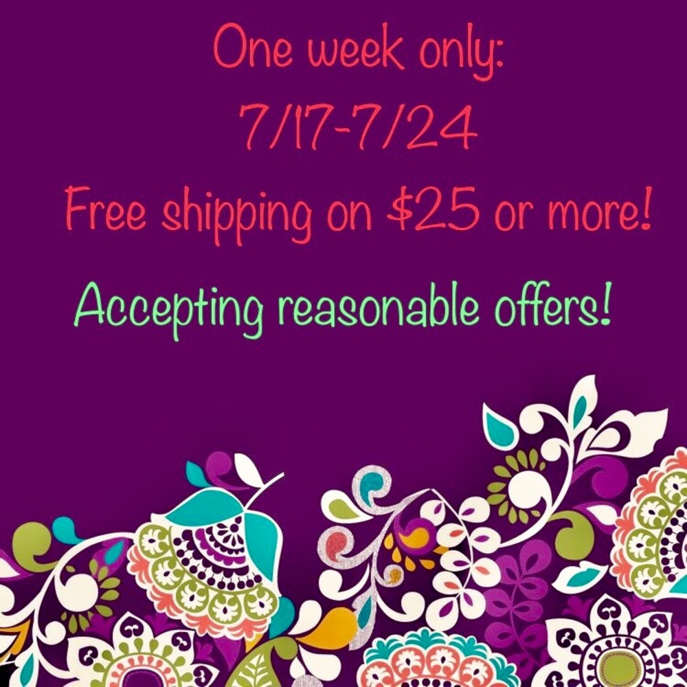 ONE WEEK ONLY SALE